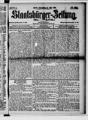 Staatsbürger-Zeitung on May 24, 1883