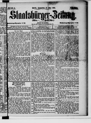 Staatsbürger-Zeitung on May 26, 1883