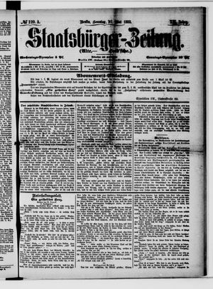 Staatsbürger-Zeitung on May 27, 1883