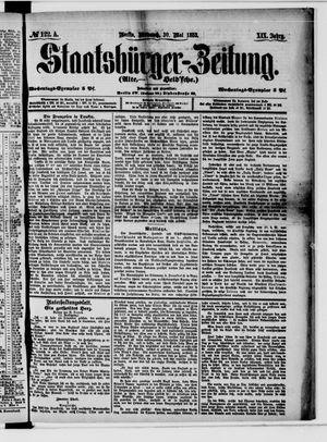 Staatsbürger-Zeitung vom 30.05.1883