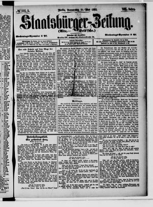 Staatsbürger-Zeitung vom 31.05.1883