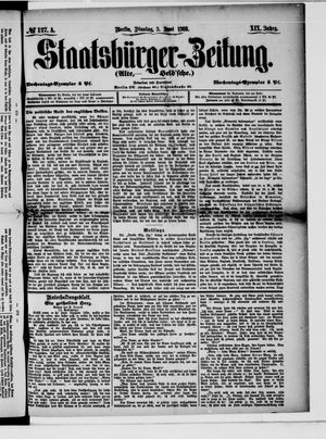 Staatsbürger-Zeitung on Jun 5, 1883