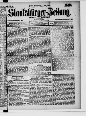 Staatsbürger-Zeitung vom 07.06.1883