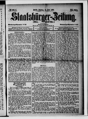 Staatsbürger-Zeitung vom 19.06.1883
