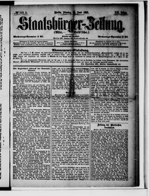 Staatsbürger-Zeitung on Jun 26, 1883