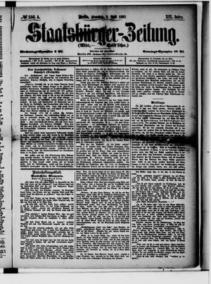 Staatsbürger-Zeitung on Jul 8, 1883