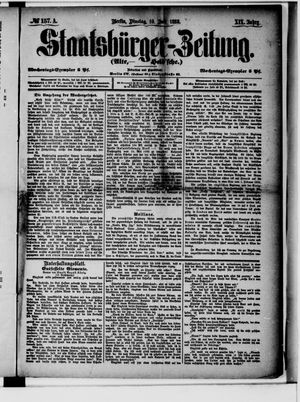 Staatsbürger-Zeitung vom 10.07.1883