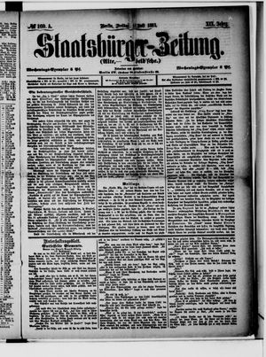 Staatsbürger-Zeitung vom 13.07.1883