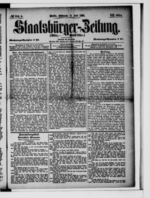 Staatsbürger-Zeitung on Jul 18, 1883