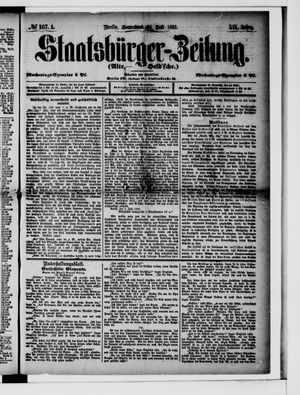 Staatsbürger-Zeitung on Jul 21, 1883
