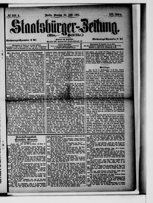 Staatsbürger-Zeitung vom 24.07.1883