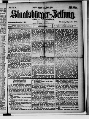 Staatsbürger-Zeitung vom 27.07.1883