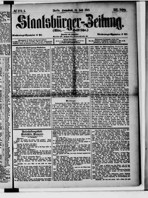 Staatsbürger-Zeitung on Jul 28, 1883