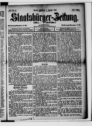 Staatsbürger-Zeitung on Aug 1, 1883