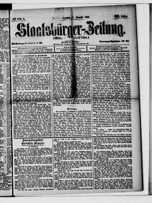 Staatsbürger-Zeitung vom 05.08.1883