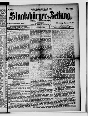 Staatsbürger-Zeitung vom 10.08.1883