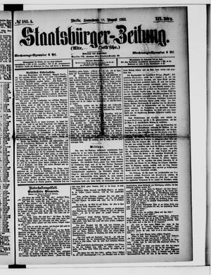 Staatsbürger-Zeitung vom 11.08.1883