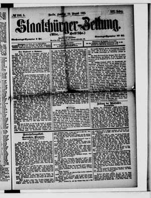 Staatsbürger-Zeitung vom 12.08.1883