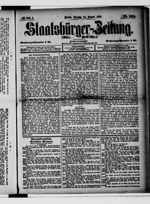 Staatsbürger-Zeitung vom 21.08.1883