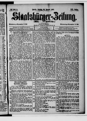 Staatsbürger-Zeitung vom 24.08.1883