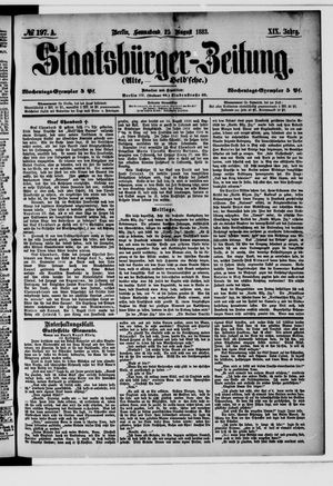 Staatsbürger-Zeitung vom 25.08.1883