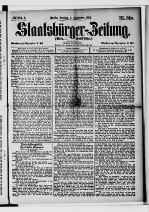 Staatsbürger-Zeitung vom 04.09.1883