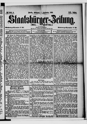 Staatsbürger-Zeitung vom 05.09.1883