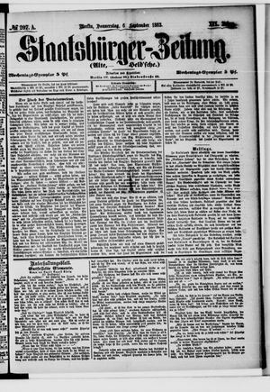 Staatsbürger-Zeitung vom 06.09.1883