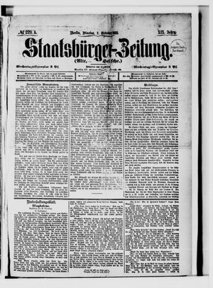 Staatsbürger-Zeitung on Oct 2, 1883