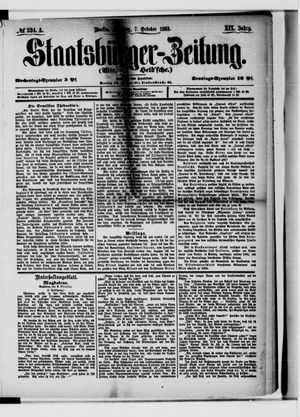 Staatsbürger-Zeitung vom 07.10.1883