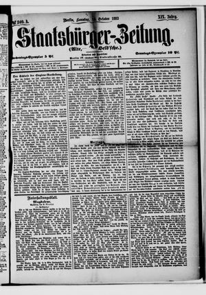 Staatsbürger-Zeitung vom 14.10.1883
