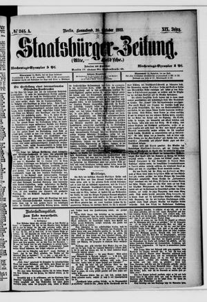 Staatsbürger-Zeitung vom 20.10.1883