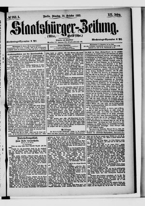 Staatsbürger-Zeitung vom 30.10.1883