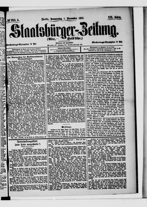 Staatsbürger-Zeitung vom 01.11.1883