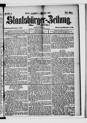 Staatsbürger-Zeitung vom 03.11.1883