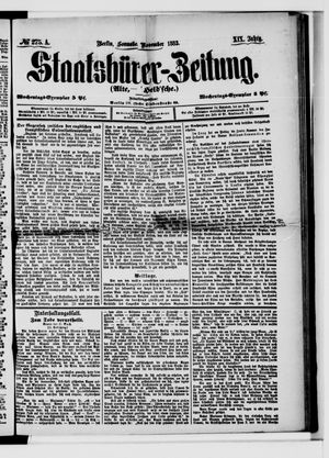 Staatsbürger-Zeitung vom 24.11.1883