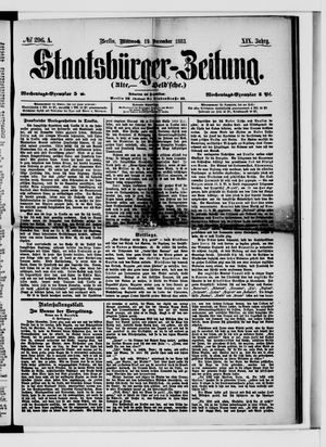 Staatsbürger-Zeitung vom 19.12.1883