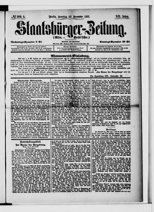 Staatsbürger-Zeitung vom 23.12.1883