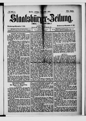 Staatsbürger-Zeitung vom 28.12.1883