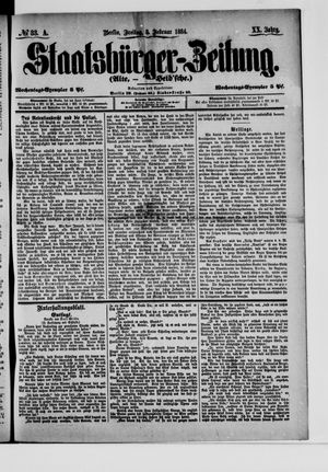 Staatsbürger-Zeitung vom 08.02.1884