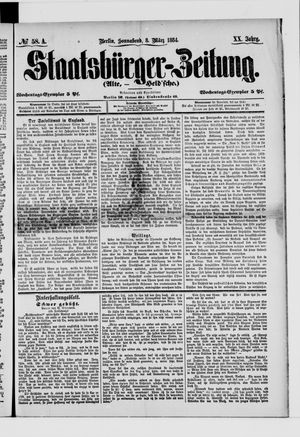 Staatsbürger-Zeitung vom 08.03.1884