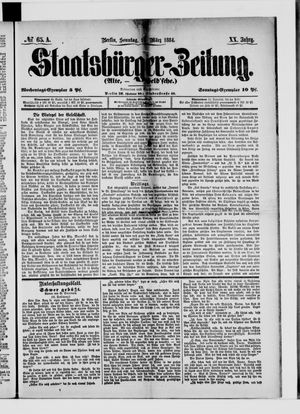 Staatsbürger-Zeitung vom 16.03.1884