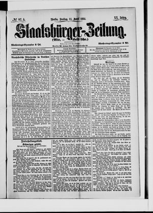 Staatsbürger-Zeitung vom 11.04.1884