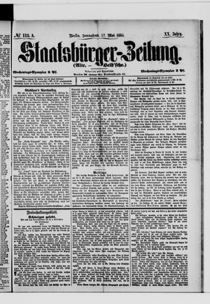 Staatsbürger-Zeitung vom 17.05.1884