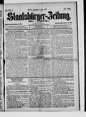 Staatsbürger-Zeitung on Jun 8, 1884