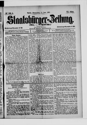 Staatsbürger-Zeitung vom 12.06.1884