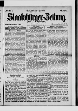 Staatsbürger-Zeitung vom 09.07.1884