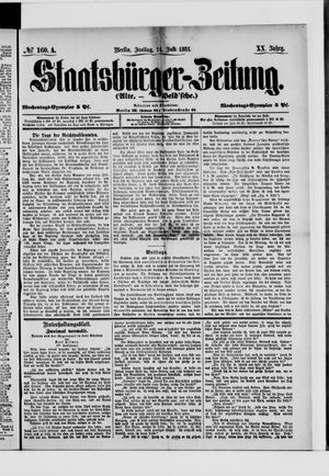 Staatsbürger-Zeitung on Jul 11, 1884