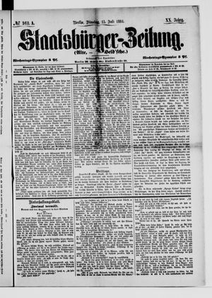 Staatsbürger-Zeitung vom 15.07.1884