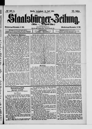 Staatsbürger-Zeitung on Jul 19, 1884